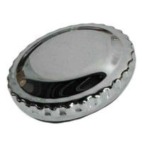 Tampão depósito gasolina motorizada 37.5 mm ( MACAL M80 / M83 / TR50 etc ) CROMADO